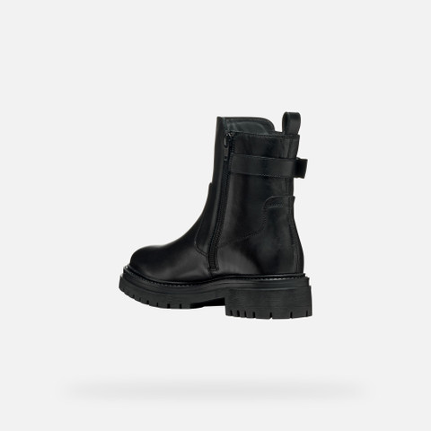 Biker ankle boots IRIDEA WOMAN Black - image number 3 | GEOX