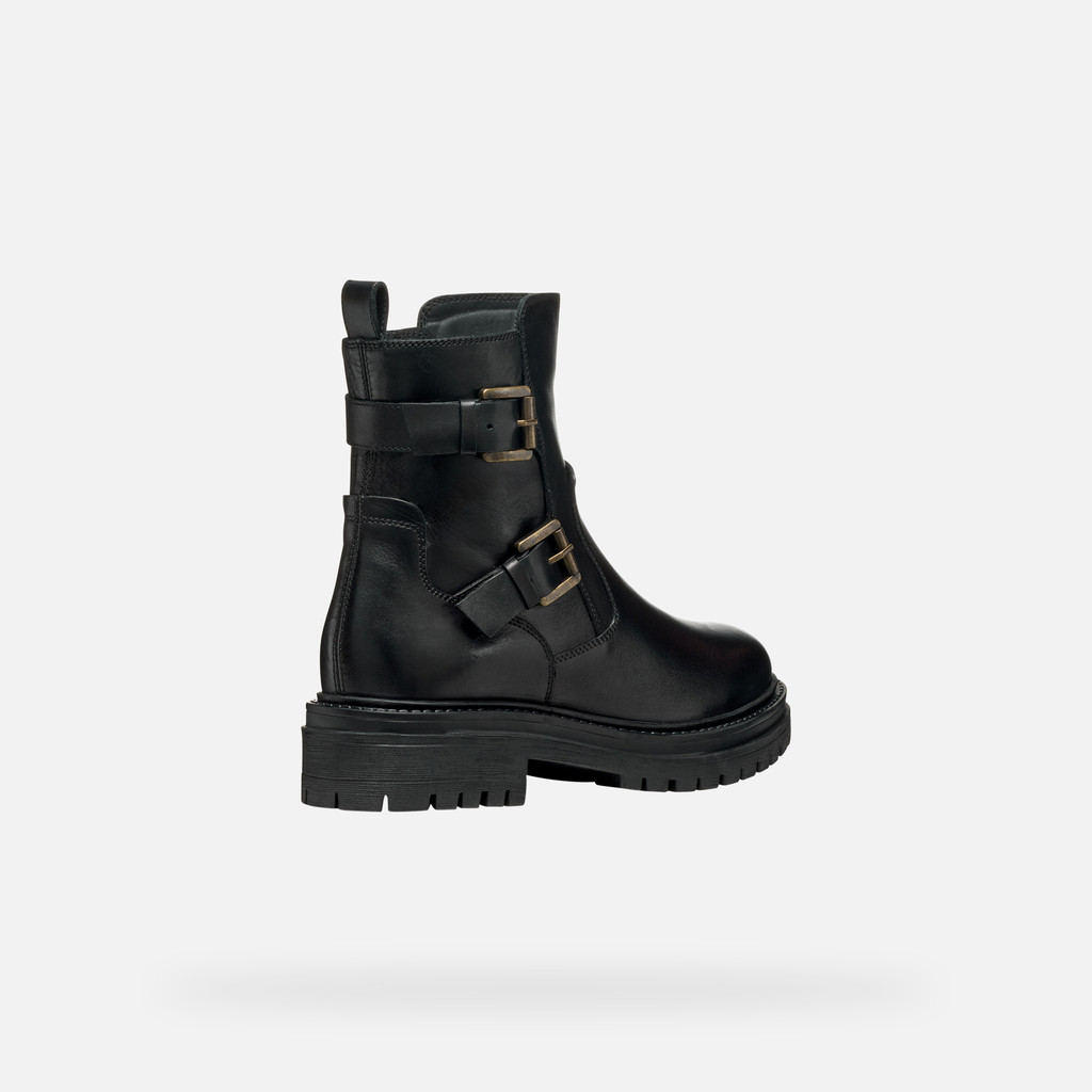 Biker ankle boots IRIDEA WOMAN Black - image number 4 | GEOX