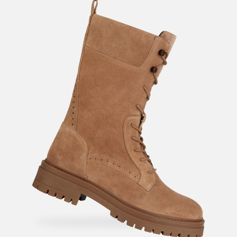 combat boots IRIDEA WOMAN Toffee - image number 0 | GEOX