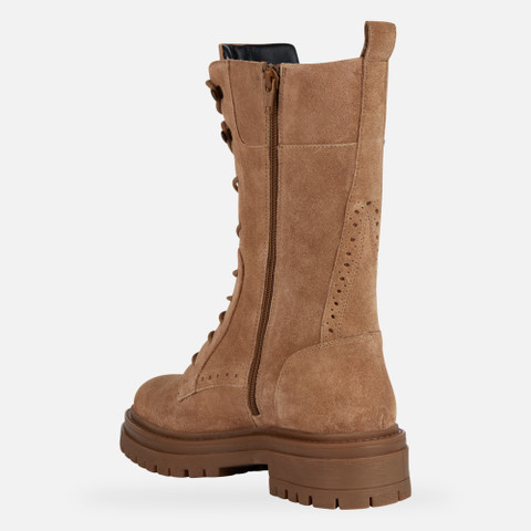 combat boots IRIDEA WOMAN Toffee - image number 3 | GEOX