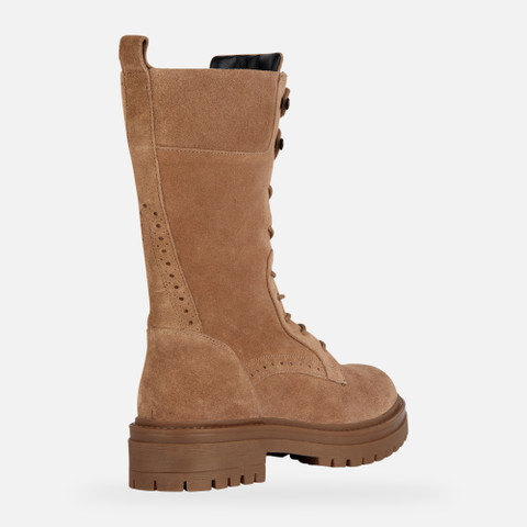 combat boots IRIDEA WOMAN Toffee - image number 4 | GEOX