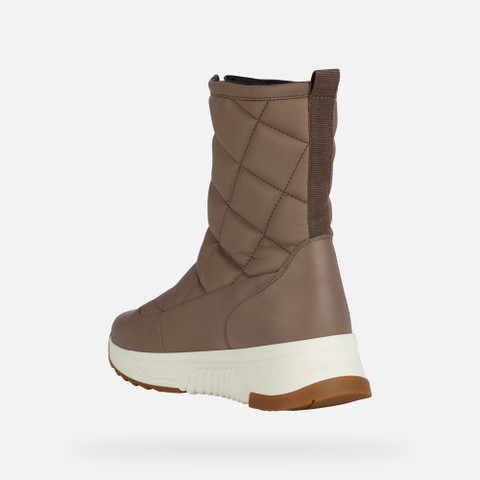 waterproof boots FALENA ABX WOMAN Brown - image number 3 | GEOX