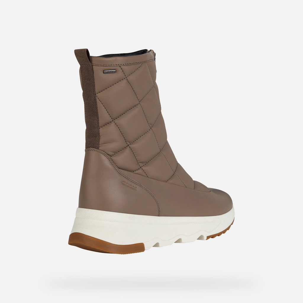 Geox® FALENA B ABX: Waterproof Boots Chestnut Woman | Geox®