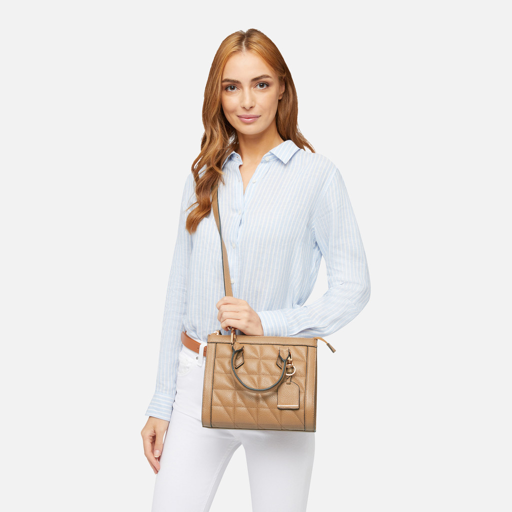 Handbag OLYMPIY WOMAN Tan - image number 1 | GEOX