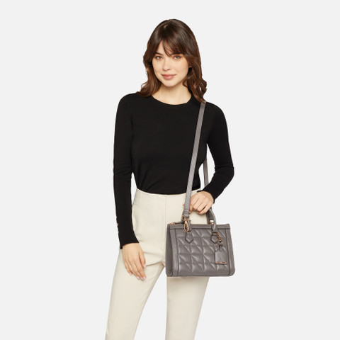 handbag OLYMPIY WOMAN Dark stone - image number 6 | GEOX