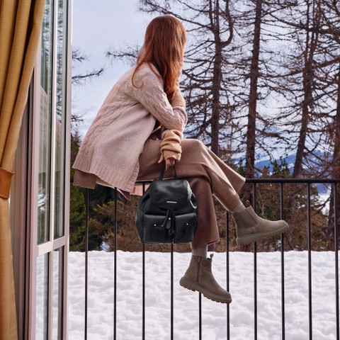 Backpack FALORIA WOMAN Black - image number 4 | GEOX