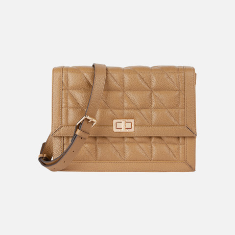 cross-body bag VERIANA WOMAN Tan - image number 0 | GEOX