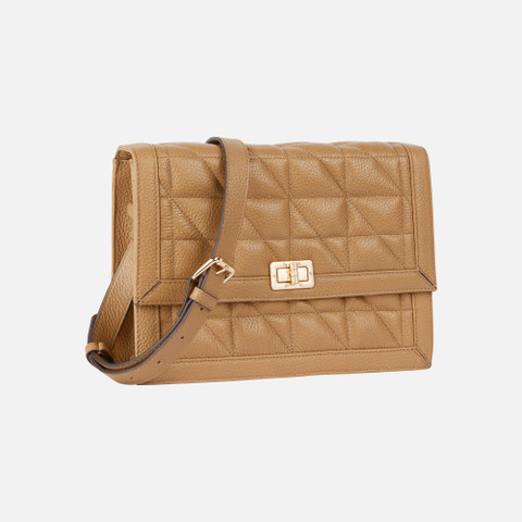 cross-body bag VERIANA WOMAN Tan - image number 1 | GEOX