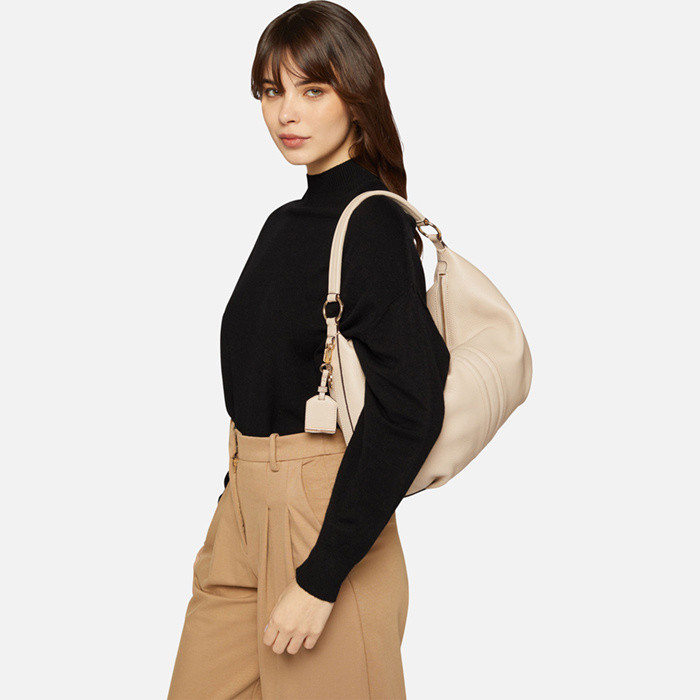 Handbag AURELYI WOMAN Off White | GEOX