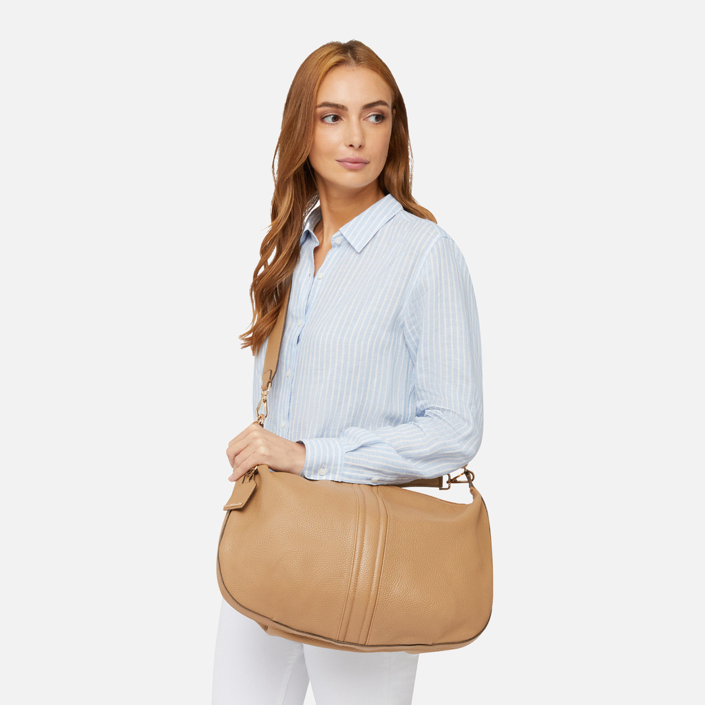handbag AURELYI WOMAN Tan - image number 6 | GEOX