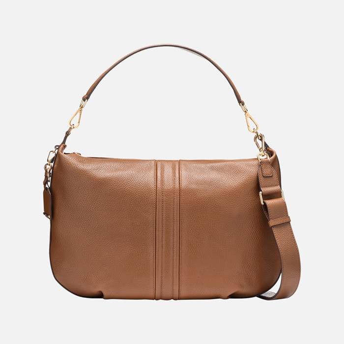 Handbag AURELYI WOMAN Caramel | GEOX