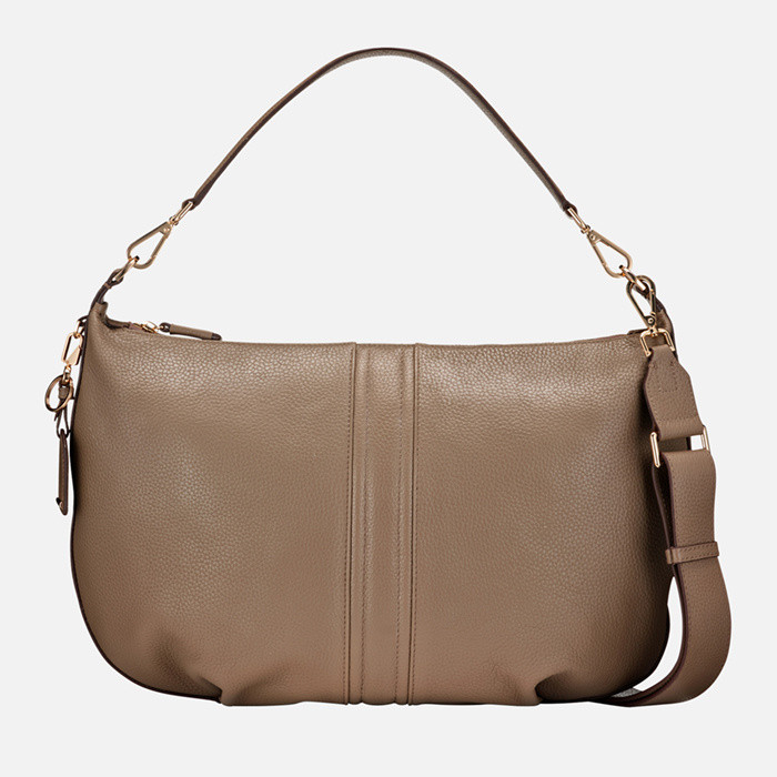 Sac d'épaule AURELYI FEMME Taupe | GEOX