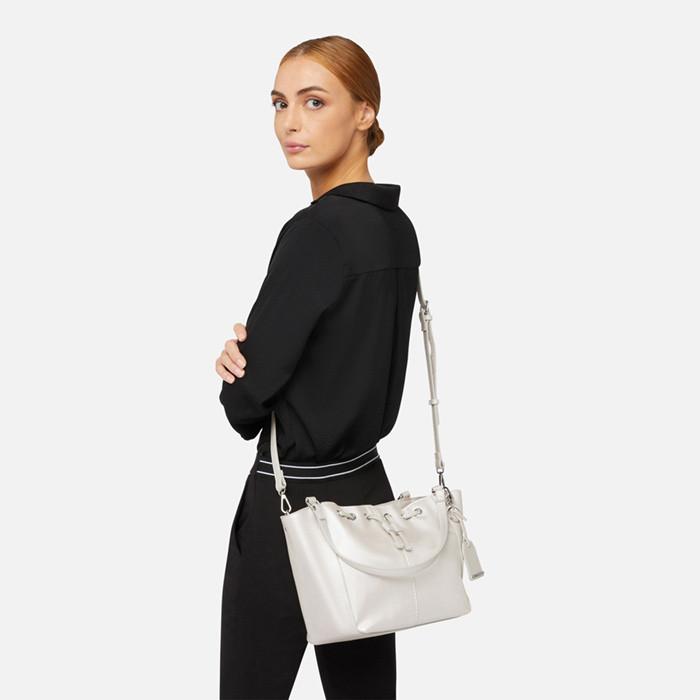Shoulder bag DAPHNER WOMAN Silver | GEOX