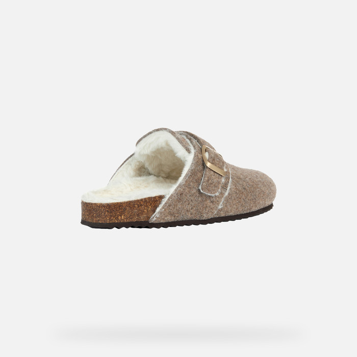 Geox® BRIONIA Femme: Mules blanches