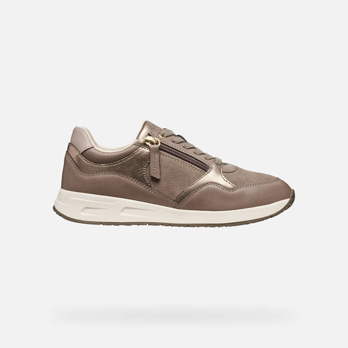 Zipped shoes BULMYA WOMAN Taupe | GEOX