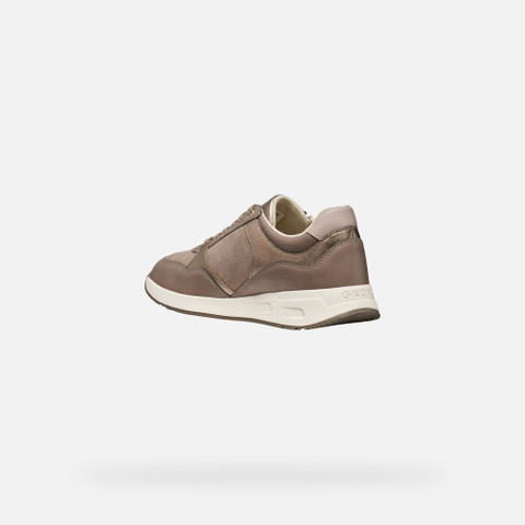 Zipped shoes BULMYA WOMAN Taupe - image number 4 | GEOX