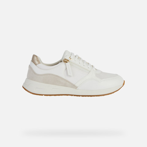 Low Top Sneakers BULMYA WOMAN Off White - image number 1 | GEOX