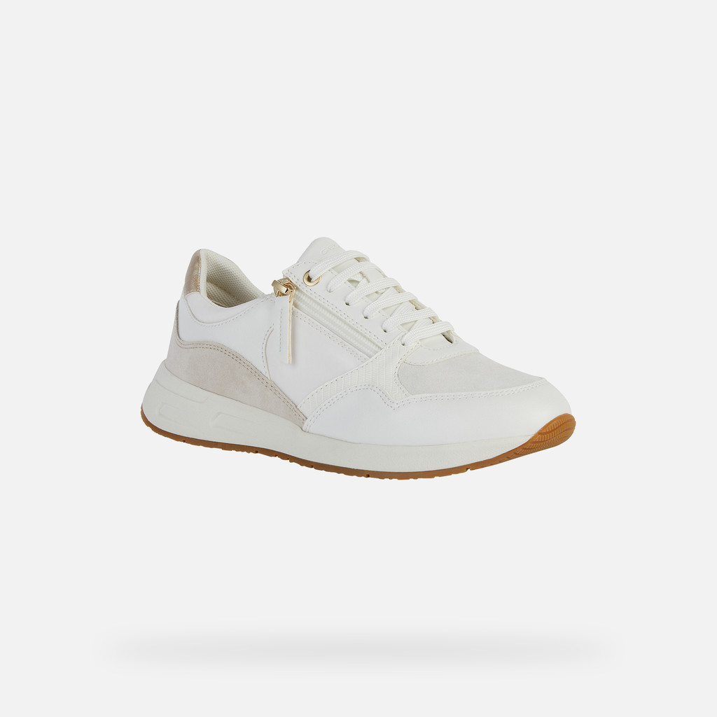 Low Top Sneakers BULMYA WOMAN Off White - image number 2 | GEOX
