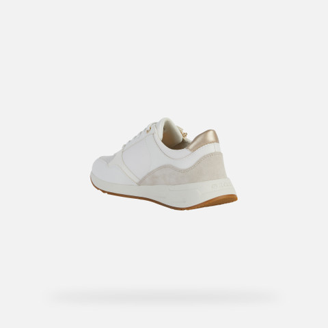 Low Top Sneakers BULMYA WOMAN Off White - image number 3 | GEOX
