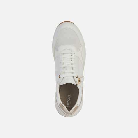 Low Top Sneakers BULMYA WOMAN Off White - image number 5 | GEOX