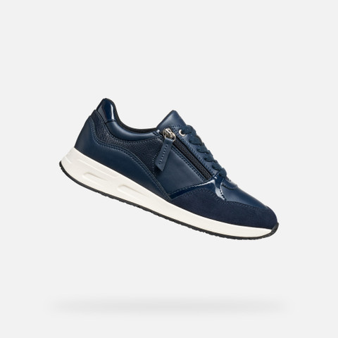 Zipped shoes BULMYA WOMAN Navy - image number 0 | GEOX