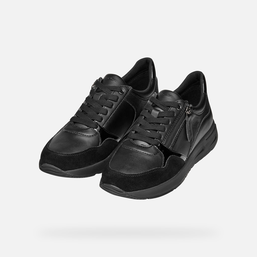 Zipped shoes BULMYA WOMAN Black - image number 8 | GEOX