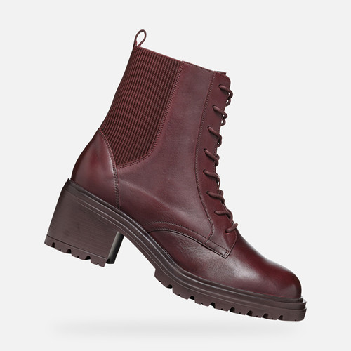 ANKLE BOOTS WOMAN DAMIANA WOMAN - WINE