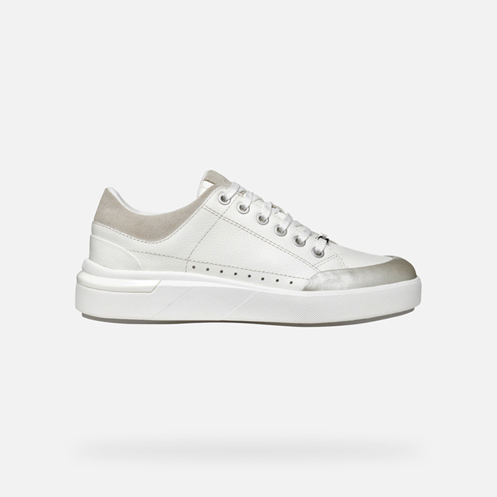 Low top sneakers DALYLA WOMAN White/Light Gray | GEOX