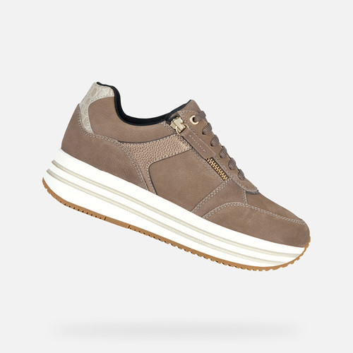 SNEAKERS DONNA KENCY DONNA - BEIGE SCURO/PIOMBO