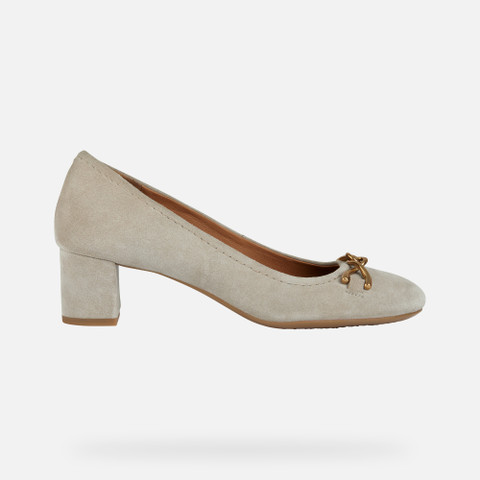 Medium heel pumps PHEBY 50 WOMAN Sand - image number 1 | GEOX
