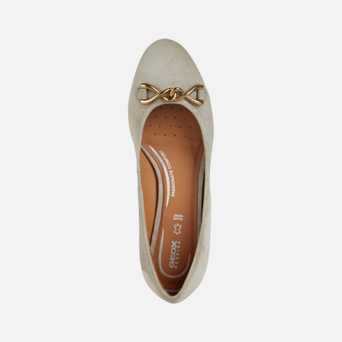 Medium heel pumps PHEBY 50 WOMAN Sand - image number 5 | GEOX