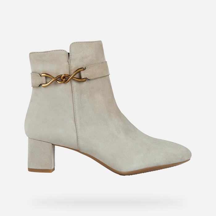 Medium heel ankle boots PHEBY 50 WOMAN Sand | GEOX