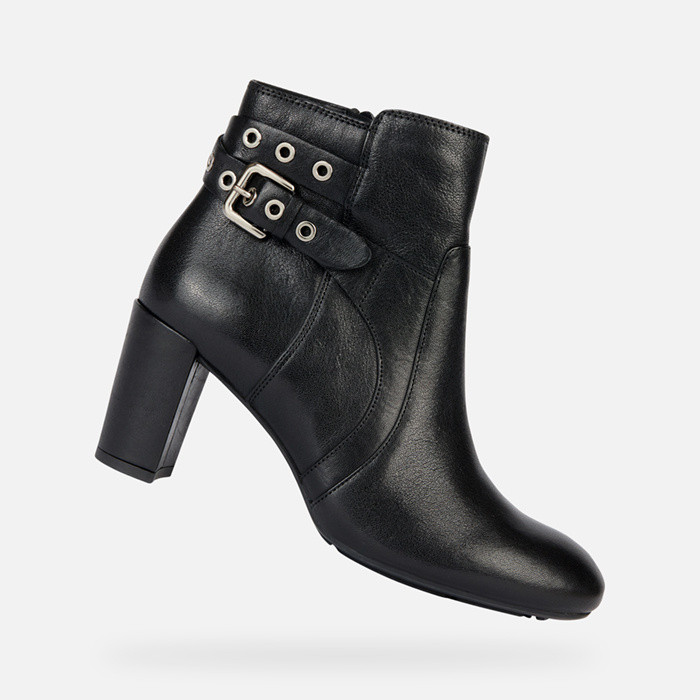 High-heel ankle boots LOISIA WOMAN Black | GEOX
