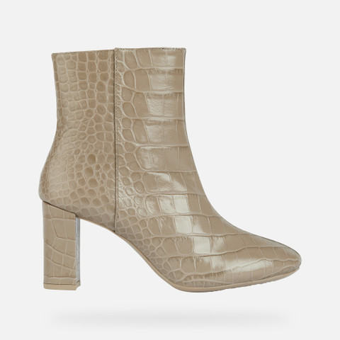 high-heel ankle boots PHEBY 80 WOMAN Sand - image number 1 | GEOX