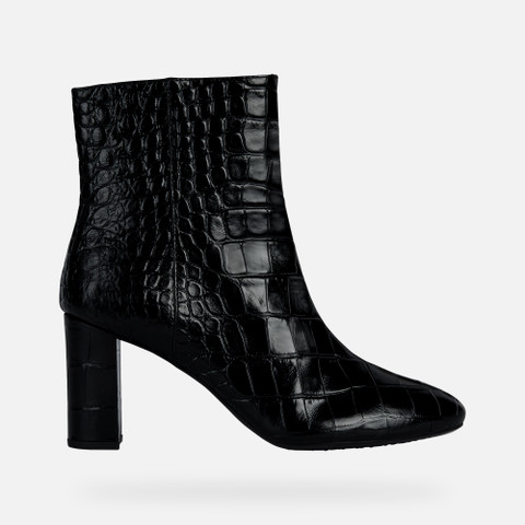 high-heel ankle boots PHEBY 80 WOMAN Black - image number 1 | GEOX