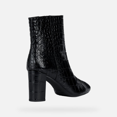 high-heel ankle boots PHEBY 80 WOMAN Black - image number 4 | GEOX