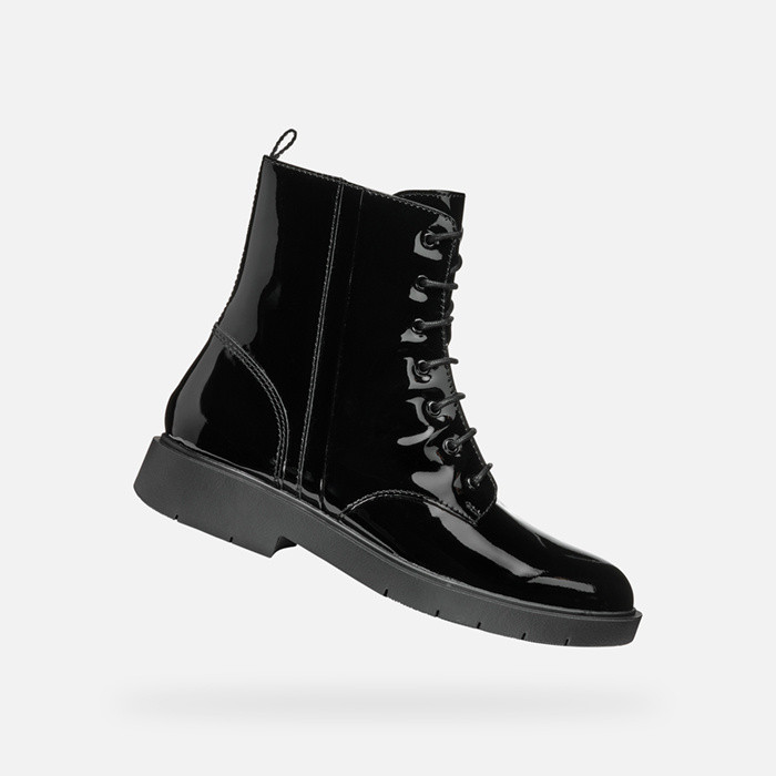 Ankle boots with laces SPHERICA EC1 WOMAN Black | GEOX