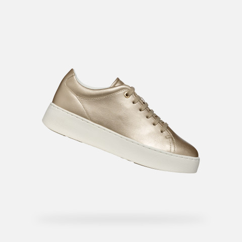 Low Top Sneakers SKYELY WOMAN Light Gold - image number 0 | GEOX