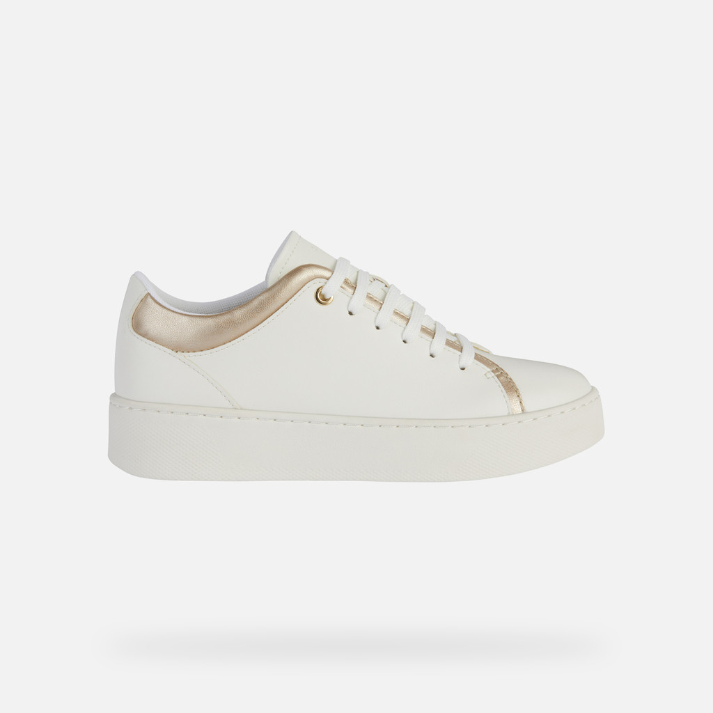 Geox white trainers hotsell