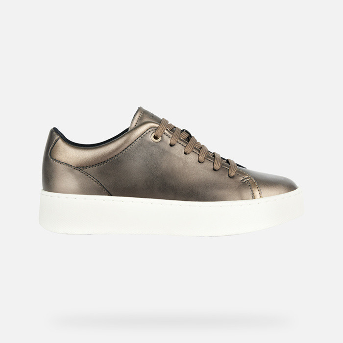 Low top sneakers SKYELY WOMAN Dark Taupe | GEOX