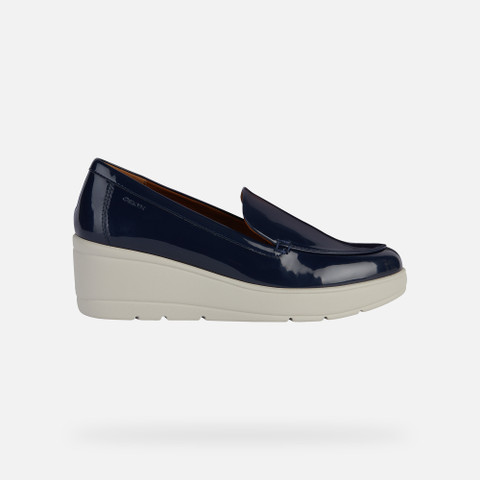 wedge loafers ILDE WOMAN Navy - image number 1 | GEOX