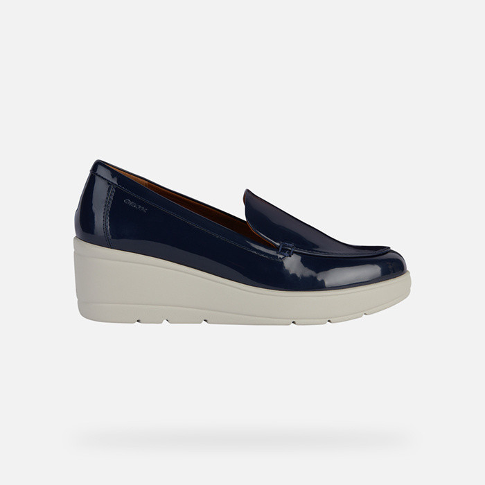 Wedge loafers ILDE WOMAN Navy | GEOX
