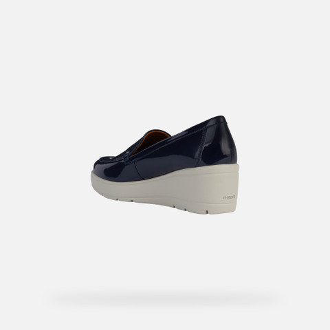 wedge loafers ILDE WOMAN Navy - image number 3 | GEOX
