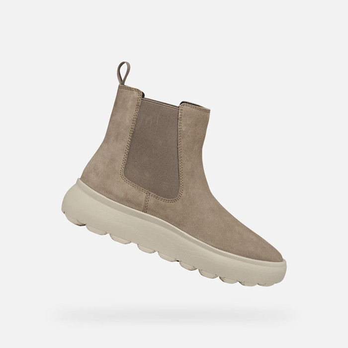 Chelsea boots SPHERICA EC4.1 WOMAN Taupe | GEOX