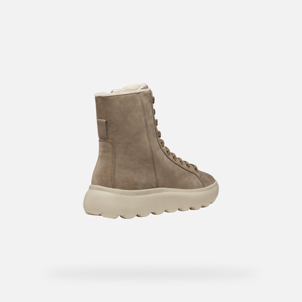 Ankle boots with laces SPHERICA EC4.1 WOMAN Taupe - image number 5 | GEOX