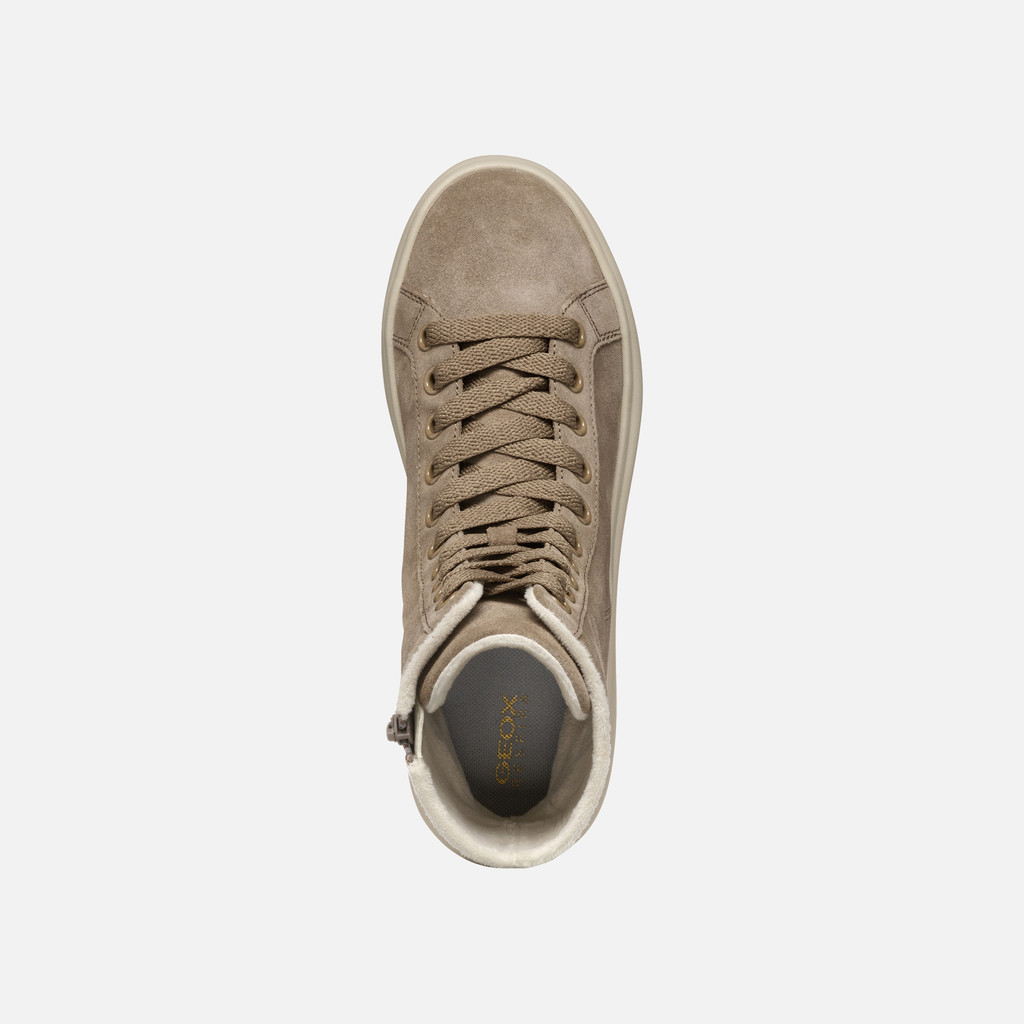 Ankle boots with laces SPHERICA EC4.1 WOMAN Taupe - image number 6 | GEOX