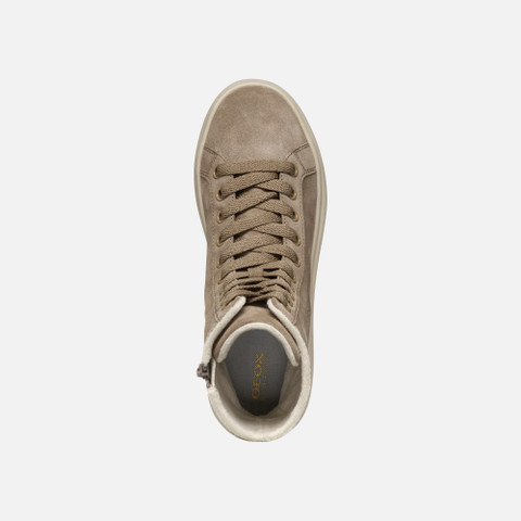 Ankle boots with laces SPHERICA EC4.1 WOMAN Taupe - image number 6 | GEOX