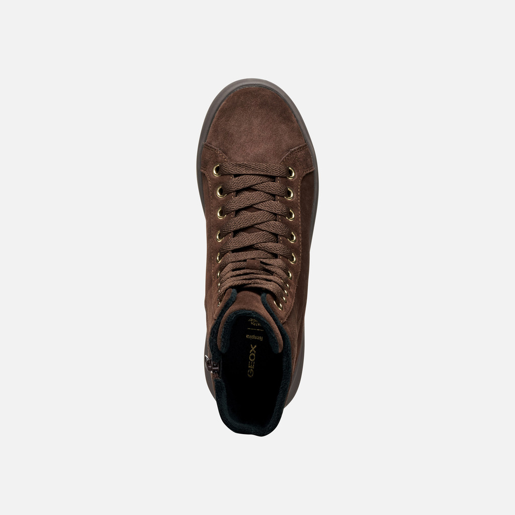 Ankle boots with laces SPHERICA EC4.1 WOMAN Dark Brown - image number 5 | GEOX