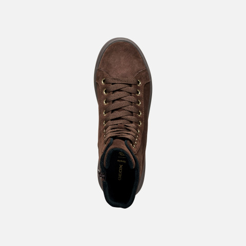 Ankle boots with laces SPHERICA EC4.1 WOMAN Dark Brown - image number 5 | GEOX