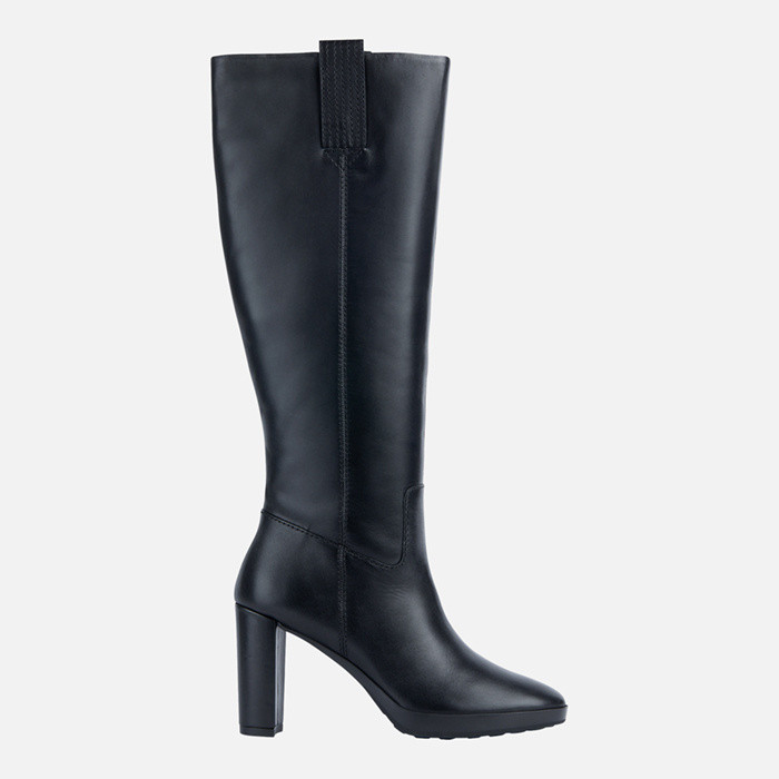 High heel boots WALK PLEASURE 85 WOMAN Black | GEOX